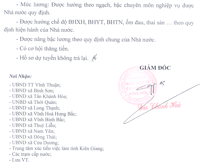 Tuyển nhân sự